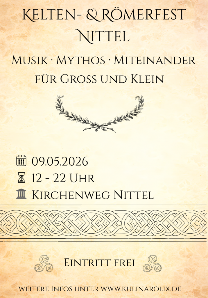 Events kelten & römerfest nittel 26 online